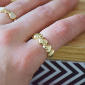 Anillo Corazones