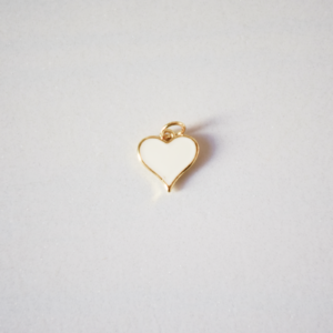 Charm Corazón blanco