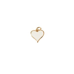 Charm Corazón blanco