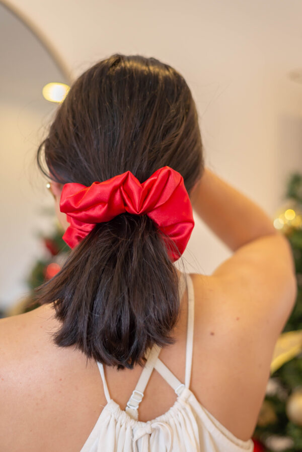 Scrunchie Roja Mediana